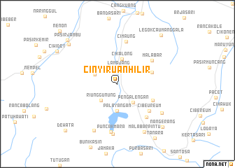 map of Cinyiruan-hilir