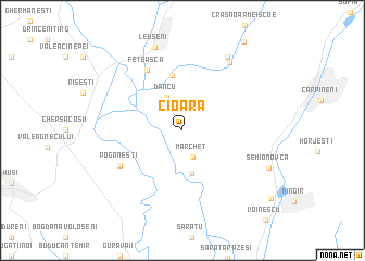 map of Cioara