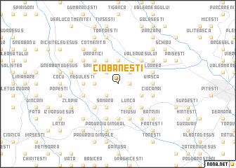 map of Ciobăneşti