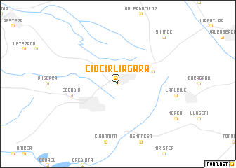 map of Ciocîrlia-Gară