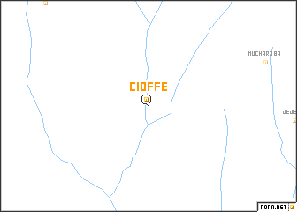 map of Cioffe