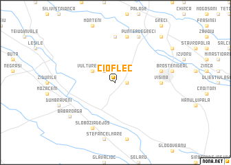 map of Cioflec