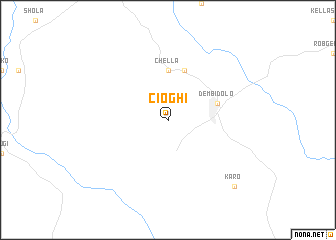 map of Cioghi