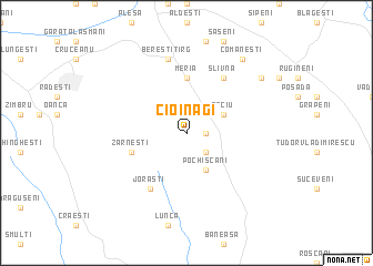 map of Cioinagi