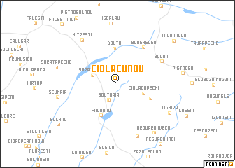 map of Ciolacu Nou