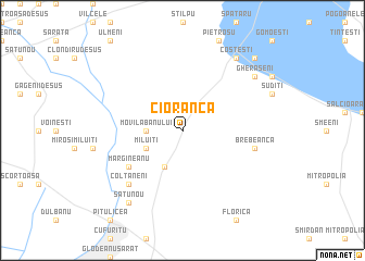 map of Cioranca