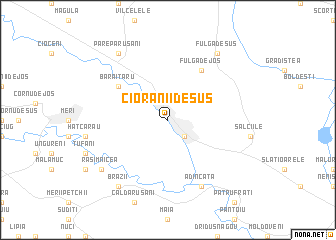 map of Cioranii de Sus