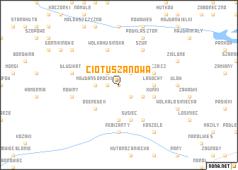 map of Ciotusza Nowa