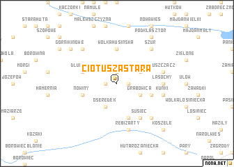 map of Ciotusza Stara