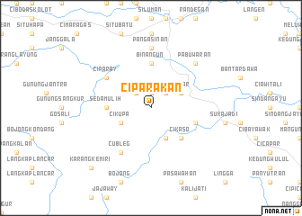 map of Ciparakan