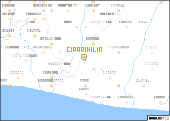 map of Cipari-hilir