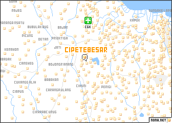 map of Cipete-besar