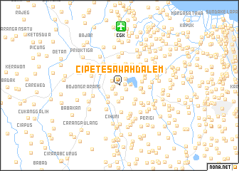 map of Cipetesawahdalem