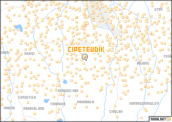 map of Cipete-udik