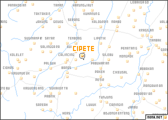 map of Cipete