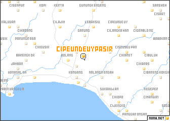 map of Cipeundeuypasir