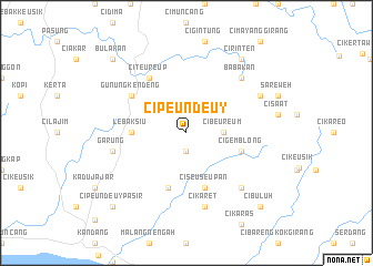 map of Cipeundeuy