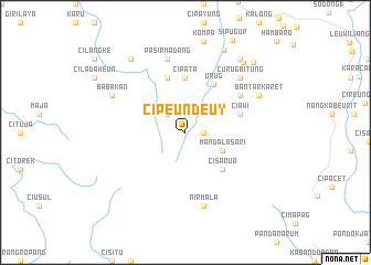 map of Cipeundeuy