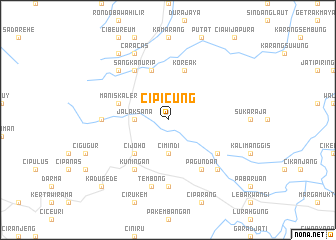 map of Cipicung