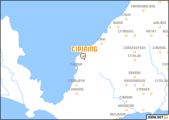 map of Cipining