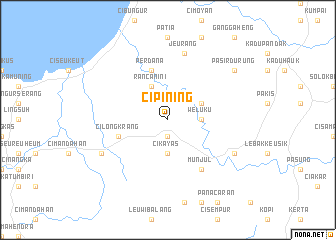 map of Cipining