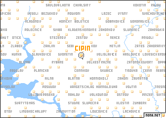 map of Cipín