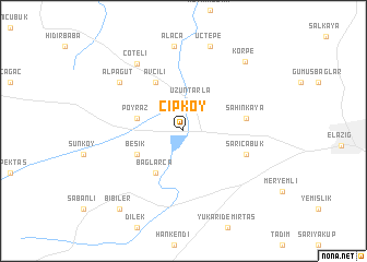 map of Cipköy