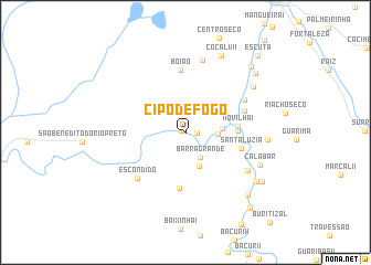 map of Cipo de Fogo