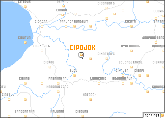 map of Cipojok