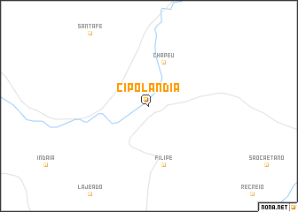 map of Cipolândia