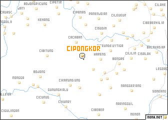 map of Cipongkor