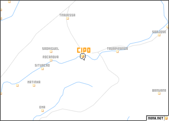map of Cipó