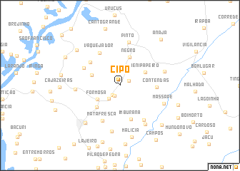 map of Cipó