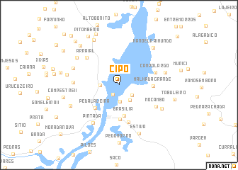 map of Cipó