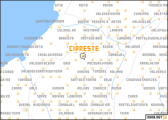 map of Cipreste