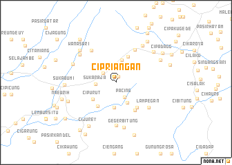 map of Cipriangan