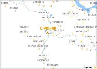 map of Cipriano