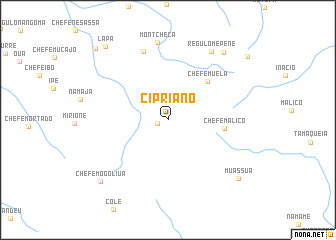 map of Cipriano