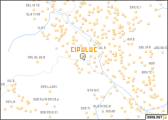 map of Cipuluć