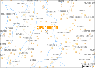 map of Cipunegara
