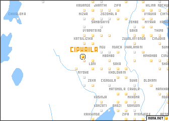 map of Cipwaila