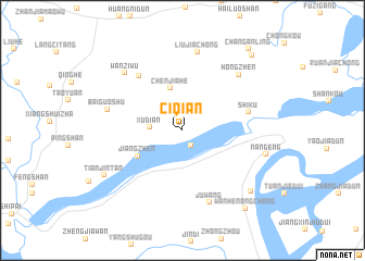 map of Ciqian