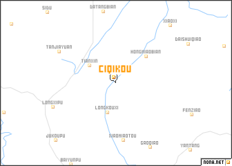 map of Ciqikou