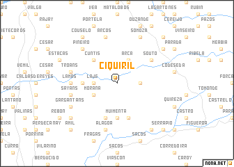 map of Ciquiril