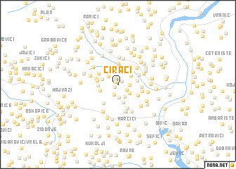 map of Čiraci