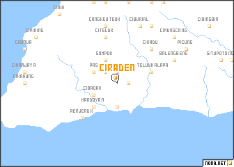 map of Ciraden