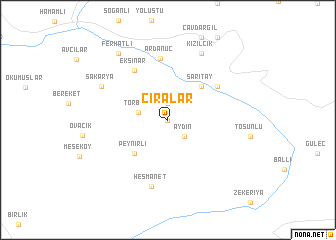 map of Çıralar