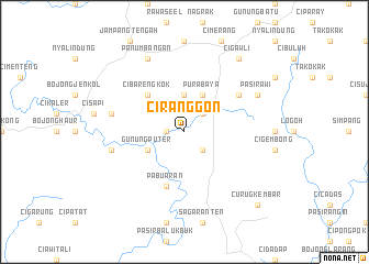 map of Ciranggon