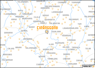 map of Ciranggon 1