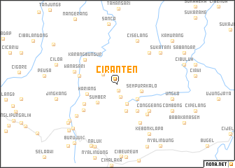 map of Ciranten